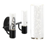 Jackson Minimalist Modern Bubble Acrylic/Iron Integrated LED Vanity Light