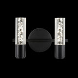Jackson Minimalist Modern Bubble Acrylic/Iron Integrated LED Vanity Light