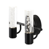 Jackson Minimalist Modern Bubble Acrylic/Iron Integrated LED Vanity Light