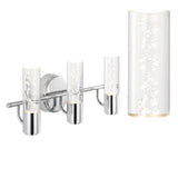 Jackson Minimalist Modern Bubble Acrylic/Iron Integrated LED Vanity Light