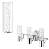 Jackson Minimalist Modern Bubble Acrylic/Iron Integrated LED Vanity Light