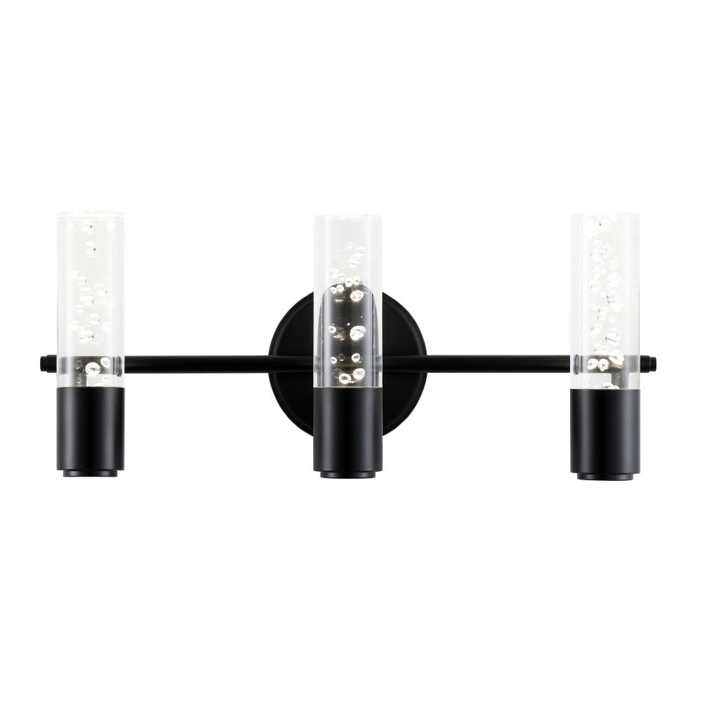Jackson Minimalist Modern Bubble Acrylic/Iron Integrated LED Vanity Light
