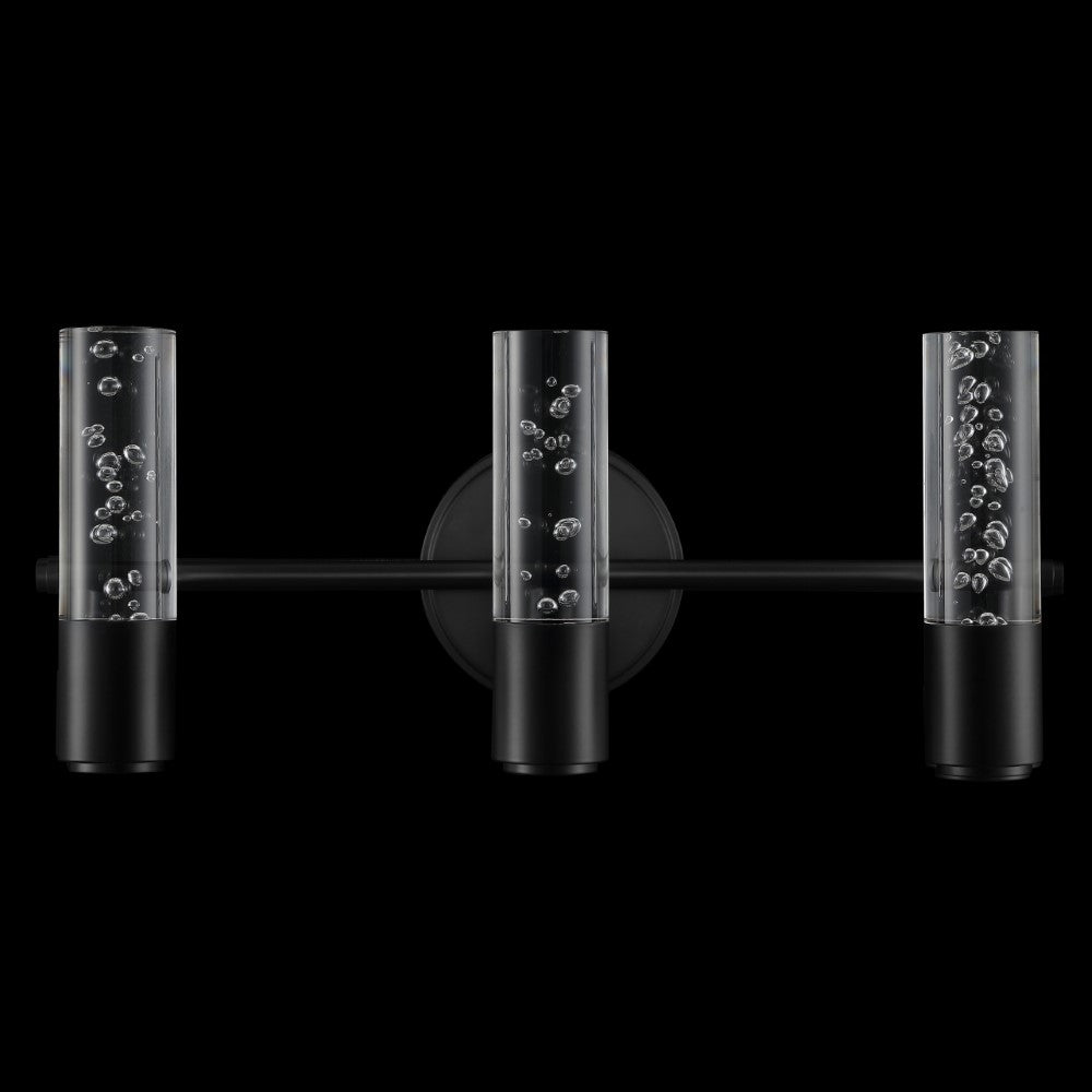 Jackson Minimalist Modern Bubble Acrylic/Iron Integrated LED Vanity Light