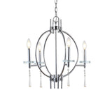 Gatlin 23" Crystal/Metal LED Chandelier