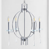 Gatlin 23" Crystal/Metal LED Chandelier
