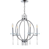 Gatlin 23" Crystal/Metal LED Chandelier