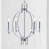 Gatlin 23" Crystal/Metal LED Chandelier