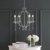 Gatlin 23" Crystal/Metal LED Chandelier