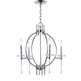 Gatlin 23" Crystal/Metal LED Chandelier