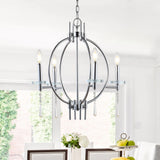 Gatlin 23" Crystal/Metal LED Chandelier