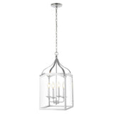 Hayes 11" Lantern Metal/Glass LED Pendant
