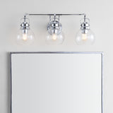 Winston Metal/ Bubbled Glass Vanity Light
