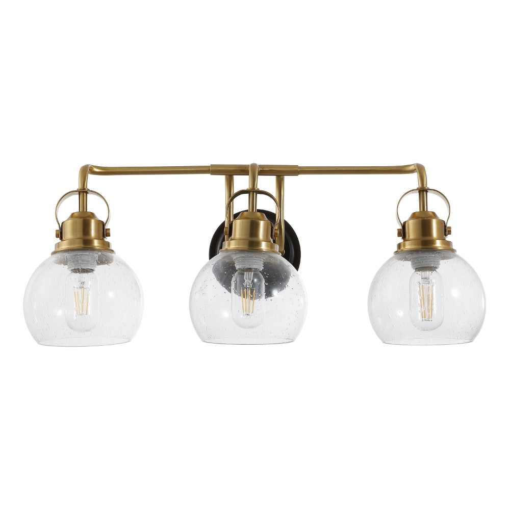 Winston Metal/ Bubbled Glass Vanity Light