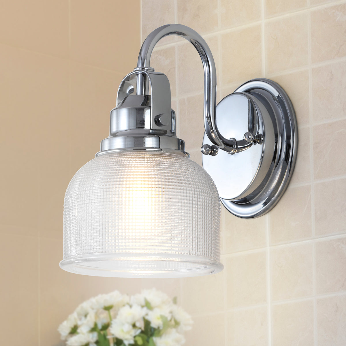 Shirley Metal/Glass LED Vanity Light
