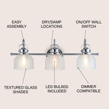 Shirley Metal/Glass LED Vanity Light