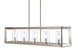 Terry 38.5" Linear 5-light Metal/Glass LED Pendant