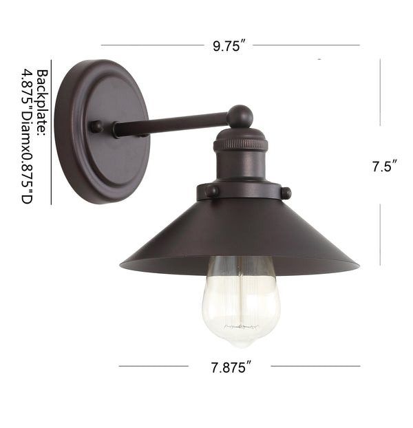 Dimension Image Oil Rubbed Bronze / 1 Light