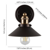 Musa Metal Shade Sconce
