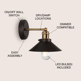 Musa Metal Shade Sconce