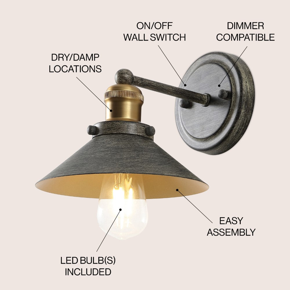 Musa Metal Shade Sconce