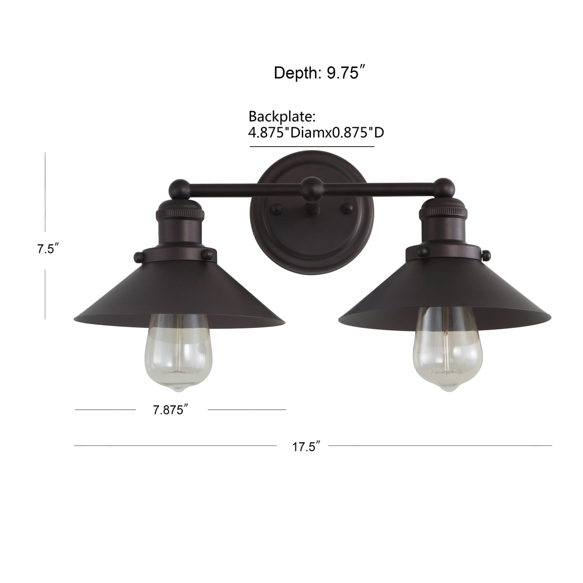 Musa Metal Shade Sconce