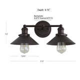 Musa Metal Shade Sconce
