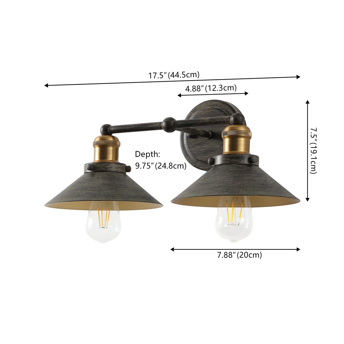 Musa Metal Shade Sconce