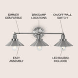 Musa Metal Shade Sconce
