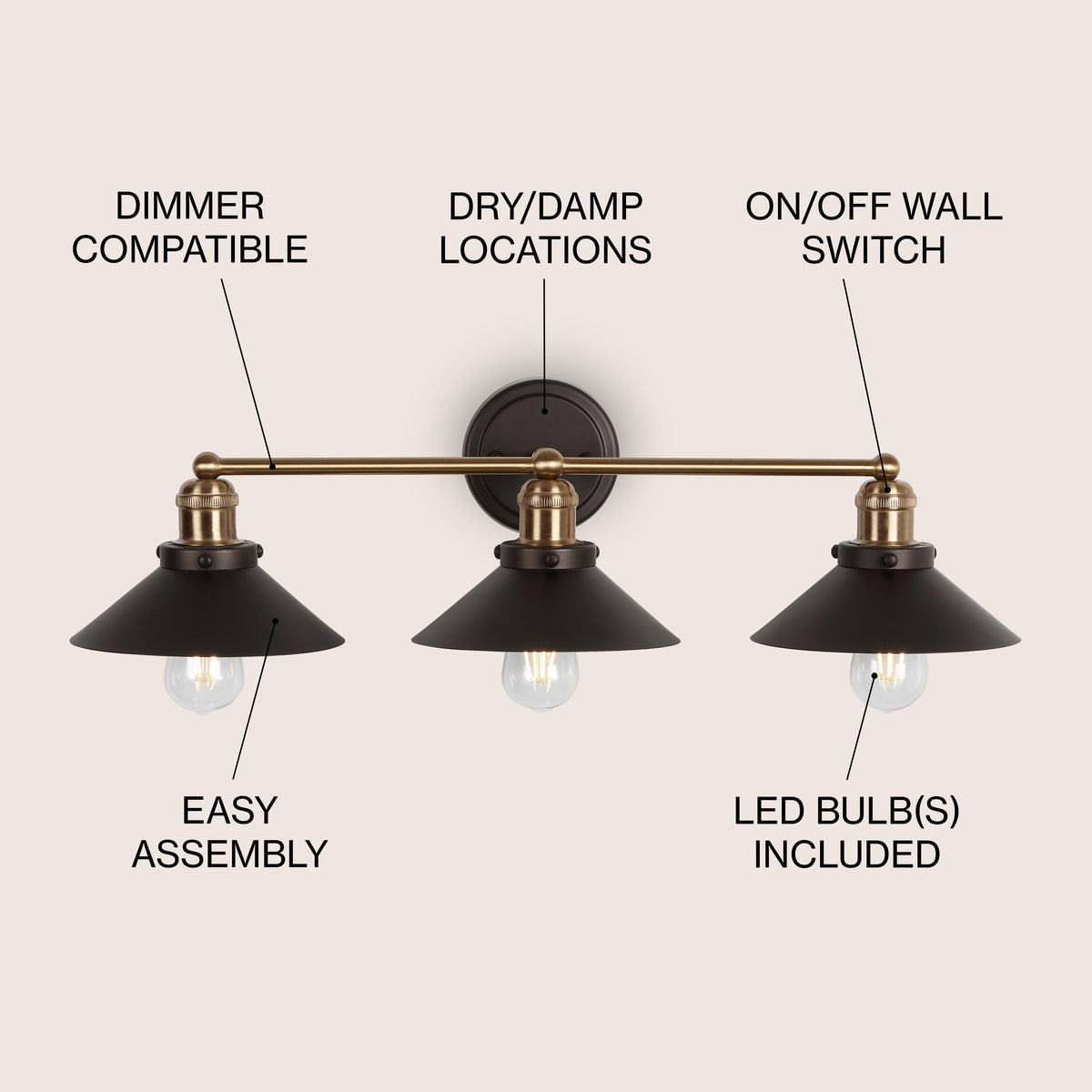 Musa Metal Shade Sconce