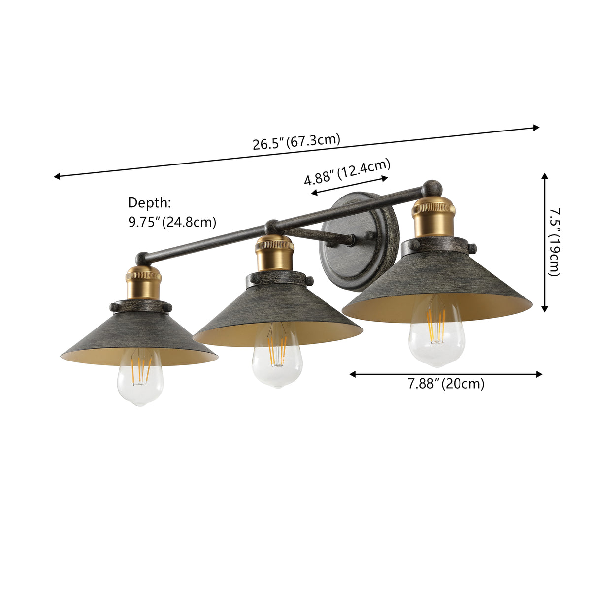 Musa Metal Shade Sconce