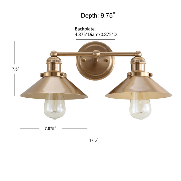 Dimension Image Brass Gold / 2 Light
