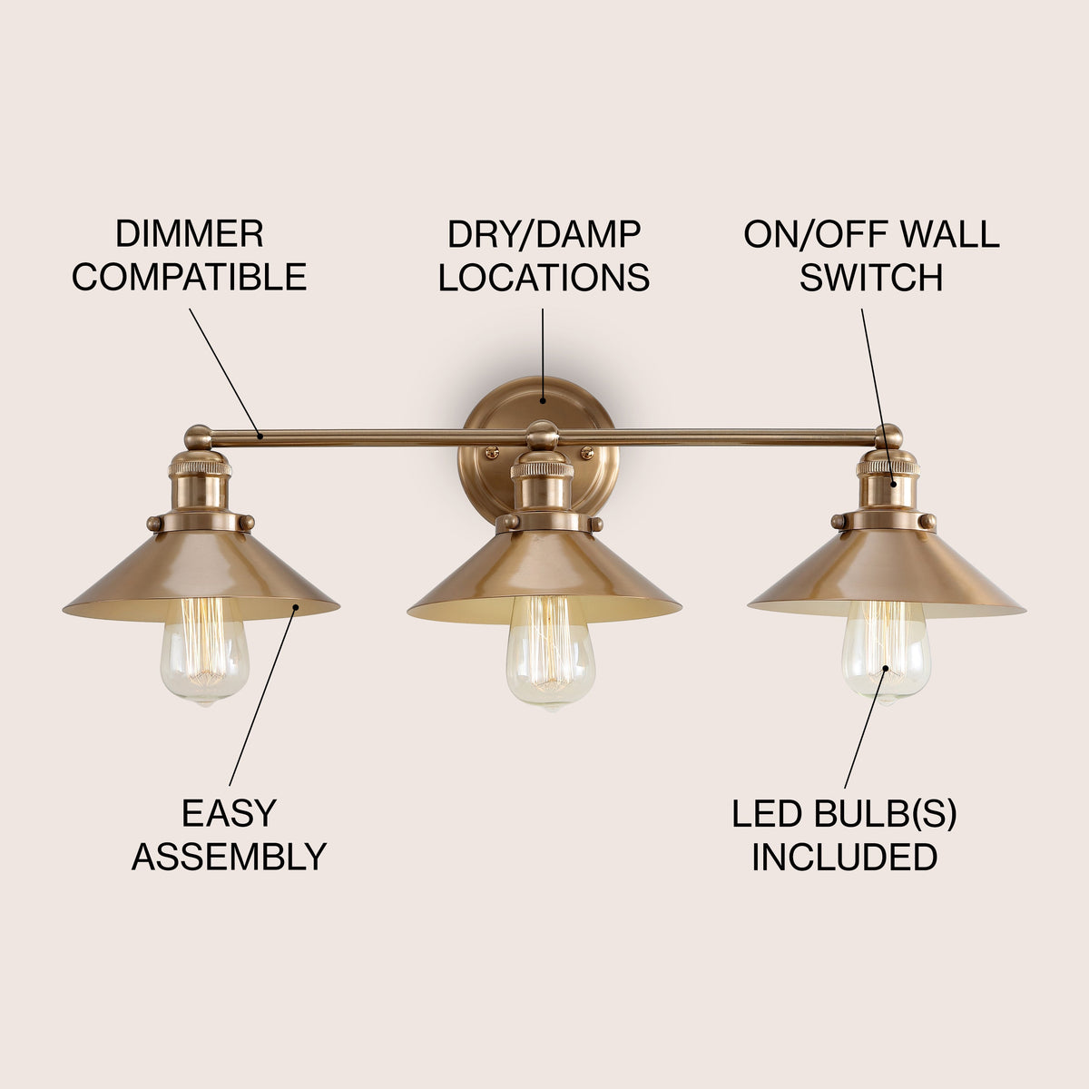 Musa Metal Shade Sconce