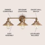 Musa Metal Shade Sconce