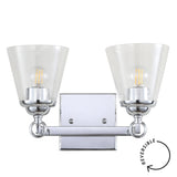 Santino Hurricane Metal/Glass Vanity
