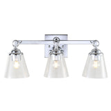 Santino Hurricane Metal/Glass Vanity