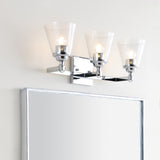 Santino Hurricane Metal/Glass Vanity