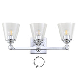 Santino Hurricane Metal/Glass Vanity