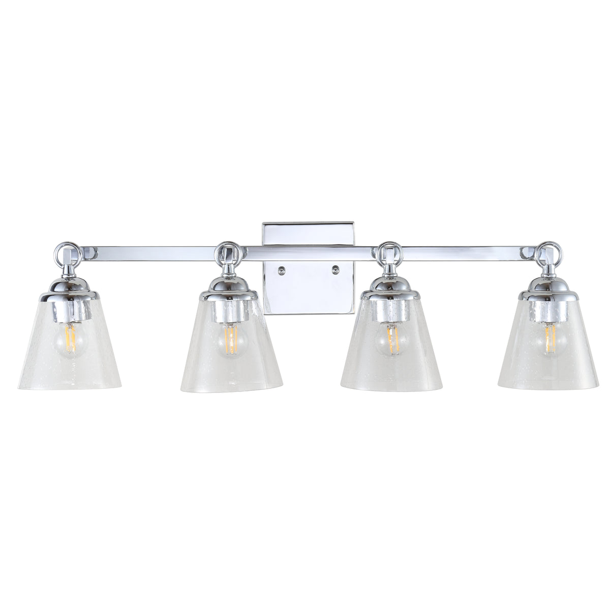Santino Hurricane Metal/Glass Vanity