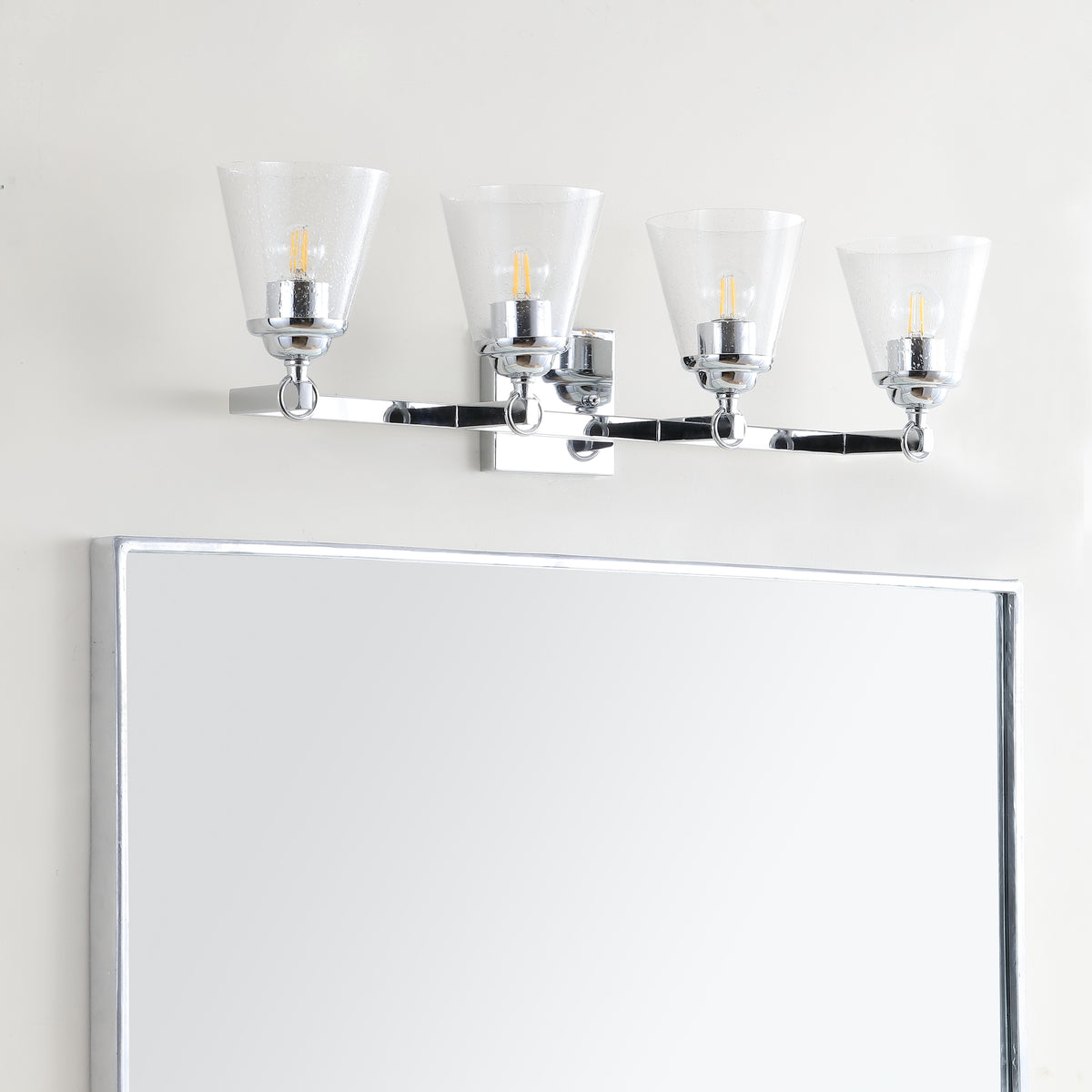 Santino Hurricane Metal/Glass Vanity