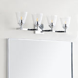 Santino Hurricane Metal/Glass Vanity