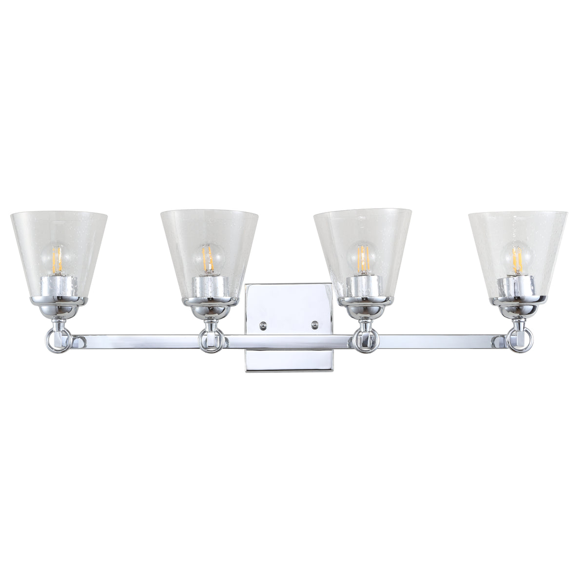 Santino Hurricane Metal/Glass Vanity