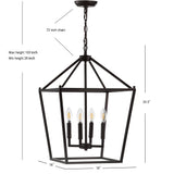 Liana Lantern Metal LED Pendant