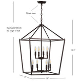 Liana Lantern Metal LED Pendant