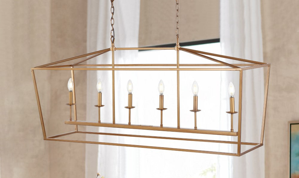 Liana Lantern Metal LED Pendant