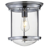 Iguazu 10.25" Metal/Glass LED Flush Mount