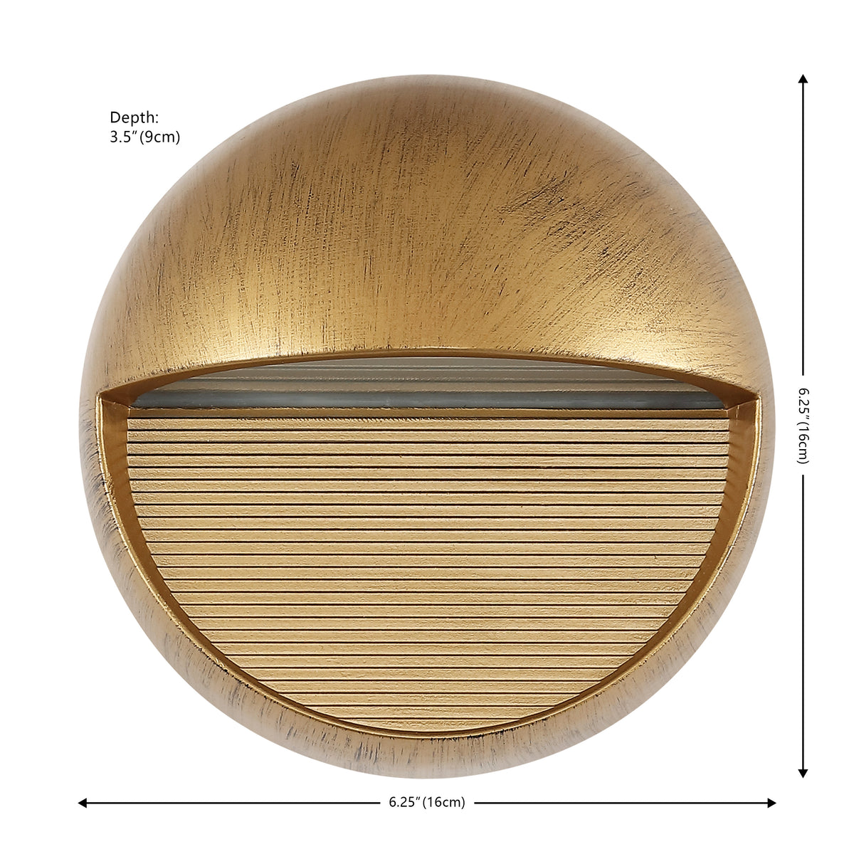 Swift 6.25" Outdoor Metal/Glass Integrated LED Sconce