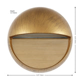 Swift 6.25" Outdoor Metal/Glass Integrated LED Sconce