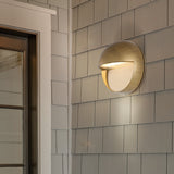Swift 6.25" Outdoor Metal/Glass Integrated LED Sconce