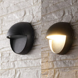 Swift 6.25" Outdoor Metal/Glass Integrated LED Sconce