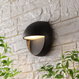 Swift 6.25" Outdoor Metal/Glass Integrated LED Sconce